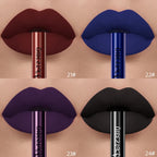 Matte Liquid Lipstick Waterproof Velvet Nude Sexy Red Lip Gloss Long Lasting Nonstick Lip Stain Makeup 24 Colors Hot Lipgloss