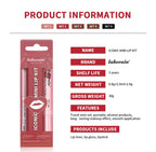 Waterproof Long Lasting Matte Black Lipstick Set Velvet Liquid Lip Gloss Lip Liner Set Red Stain Halloween Goth Makeup