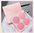 4 Colors Blush Powder Face Makeup Set Mixed Sweet Warm Colors Matte Cheek Powder Facial Beauty Cosmetic Makeup Blush
