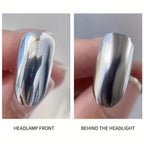 Mirror Metal Gel Nail Polish with Silver Rose Golden Painting Drawing - Easy to Apply and Long-Lasting