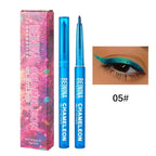 Shiny Chameleon Metallic Green Eyeliner Gel Stick Smooth Multicolor Eye Shadow Pearlescent Polarized Glitter Eyes Pigment Makeup
