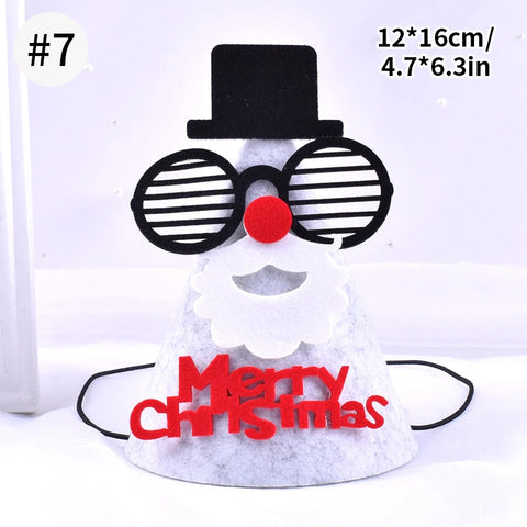 Christmas Hat Headwear INS Christmas Tree Hat 2026 New Year Party Atmosphere Photo Props Children Christmas Festival Costumes