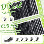 SEEUI DIY Cluster Lashes Kit Individual Lashes 3D Faux Mink Lashes Wispy Eyelash Extension Kit with Bond&Seal Lash Tweezer