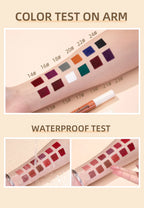 Matte Liquid Lipstick Waterproof Velvet Nude Sexy Red Lip Gloss Long Lasting Nonstick Lip Stain Makeup 24 Colors Hot Lipgloss
