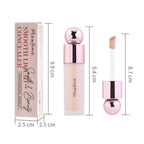 Concealer with Pore Blurring Moisturizing Oil Control Long Lasting Sweat Resistant Non Transfer for Covering Facial Blemishes