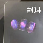 12ML 1-6PCS Popular Winter Internet Celebrity Hot-selling Northern Lights Cat Eye Magnet Gel Nail Polish Nail Art Nail Supplies