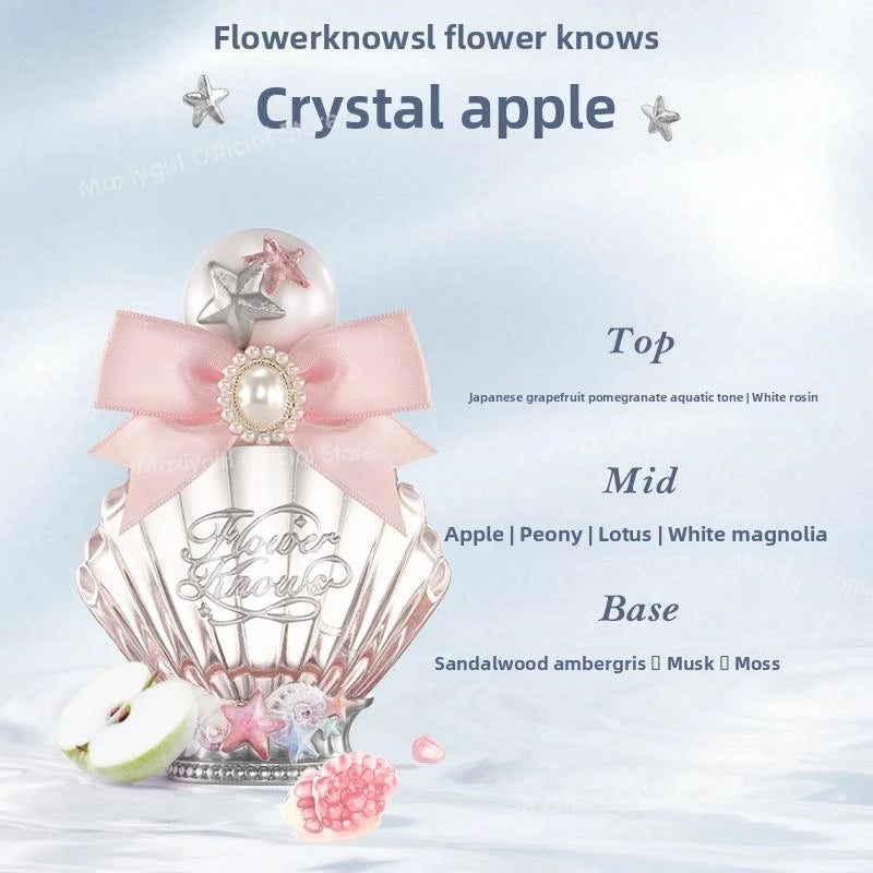 Flower Knows Shell Pearl Collection Perfume Fruit Grapefruit Long Lasting Personal Perfumes Eau de Parfum 50ml