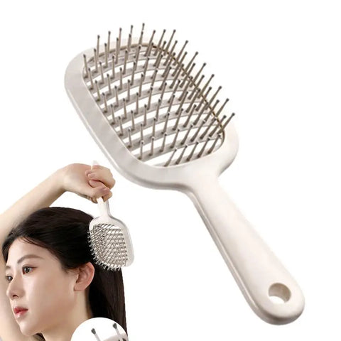 Vent Brush For Blow Drying Paddle Detangling Brush Paddle Brush For Blow Drying Vented Paddle Brush Curved Hair Brush For Wet