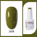 Clou Beaute 15ml Red Black White Green Neon Gel Nail Polish Base Top Coat Velvet Top 400 Colors Semi Permanent Gel Nail Varnish