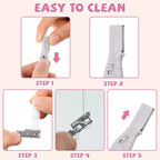 Trimmer Mini Electric Eyebrow Shaver Hair Remover Facial Shaver Hair Remover Facial And Neck Blur Lips Body Arms And Legs