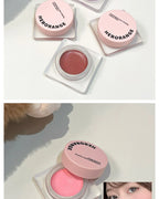 Monochrome Powder Blusher Cream Brightening Whitening Purple Lip and Cheek Dual-use Matte Natural Rouge Blush Tint Palette