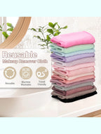 1020 Long Bandage Cleaning Wipes 6Pcs, Machine Washable, Reusable Makeup Remover Tools, Suitable for All Skin Types