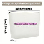 Chic Vintage Cat Print Cosmetic Bag Lightweight Makeup Pouch for Women & Men Coin Purse  Storage Bag Zipper Pencil Case