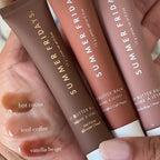 NEW Summer Fridays Mini Lip Gloss Set Vanilla Beige Lip Balm Long Lasting Moisturizing Smooth Soft Tube Makeup Lip Care Suit