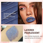 10 Color Glitter Liquid Lipsticks Shimmer Shiny Lipgloss Pearlescent Lip Tint Waterproof Long Lasting Matte Diamond Lips Glaze
