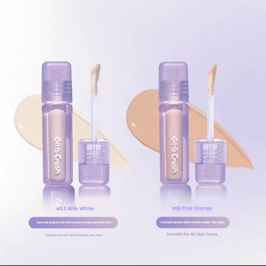Girlscrush Liquid Concealer Facial Brightening Velvet Sunscreen Mark Expand Moisture Skin Application Holding Makeup