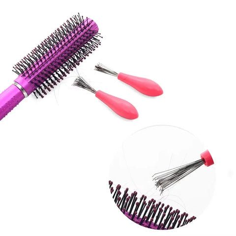 Comb Hair Brush Cleaner Plastic Metal Cleaning Remover Embedded Tool Remover Handle Tangle Hair Comb Accessories Clean Supplies