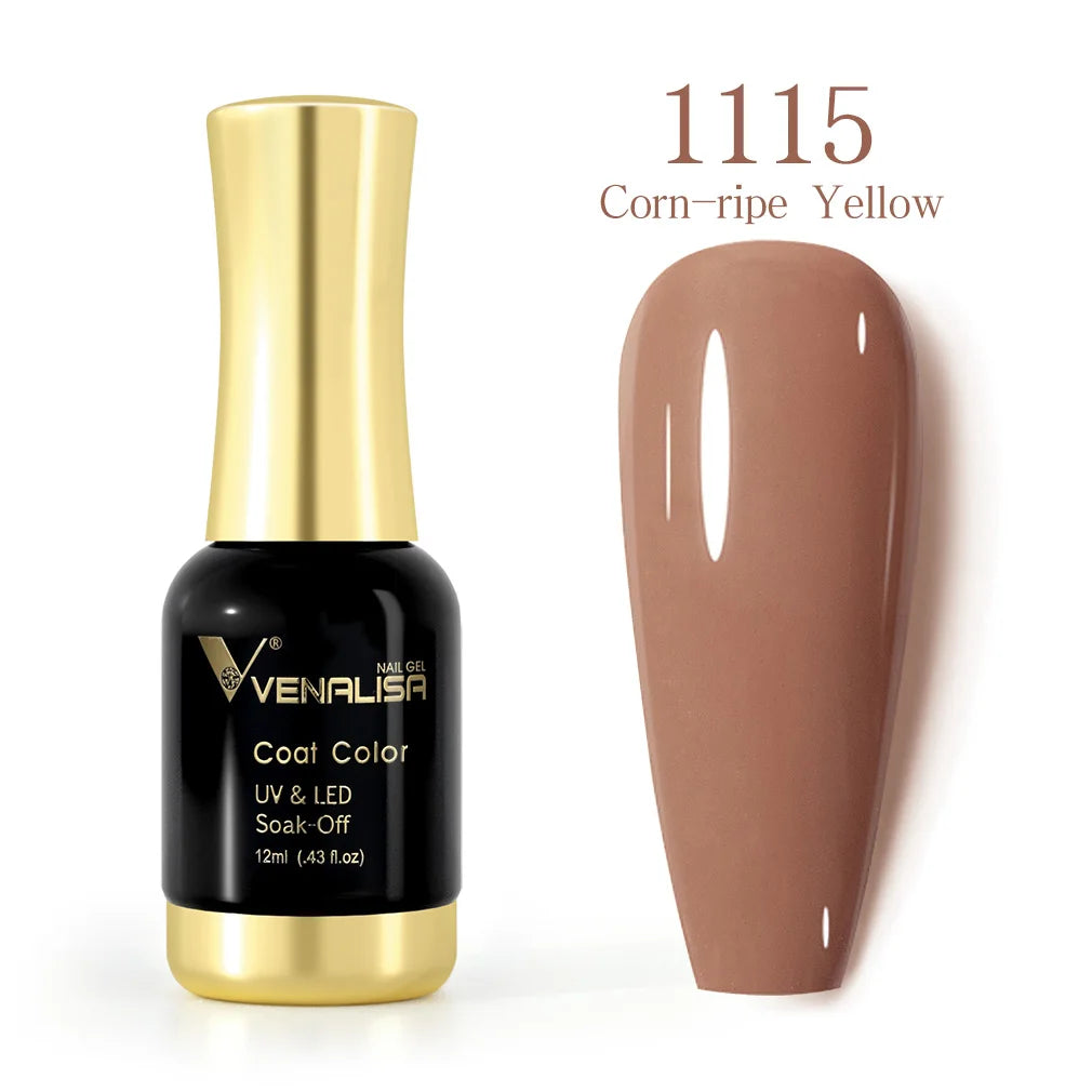 Venalisa 12ml Platinum Gel Nail Polish Super Shiny Effect Nail Gel Perfect Soak off UV&LED Nail Color Foil Chrome Gel Polish