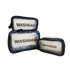 Portable Cosmetic Bag Large Capacity Dust Proof Make Up Storage Handbags PVC Fashion Transparent Travel Bags