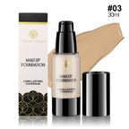 MLSMILE 6 color Powder Foundation long-Lasting Waterproof, Moisturing Sweat resistant and easy to open Oil-control concealer