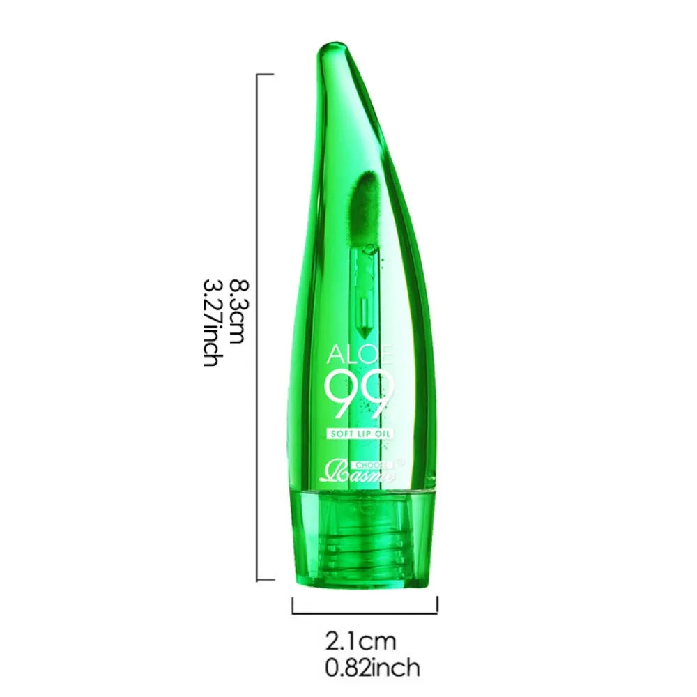 99% Aloe Vera Temperature - changing Lip Balm, Anti - dryness, Long - lasting Moisturizing, Transparent Liquid Lip Care Product