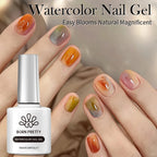 BORN PRETTY 10ml Dark Red Cat Magnetic Gel Nail Polish for Winter Nails DIY Jelly Glass Silver-Light Varnis Semi Permanent