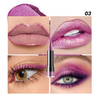 YOUNG VISION Six-Shade Matte Pearl Shimmer Dual-Effect Lipstick Waterproof, Non-Transfer Lipstick Cosmetics