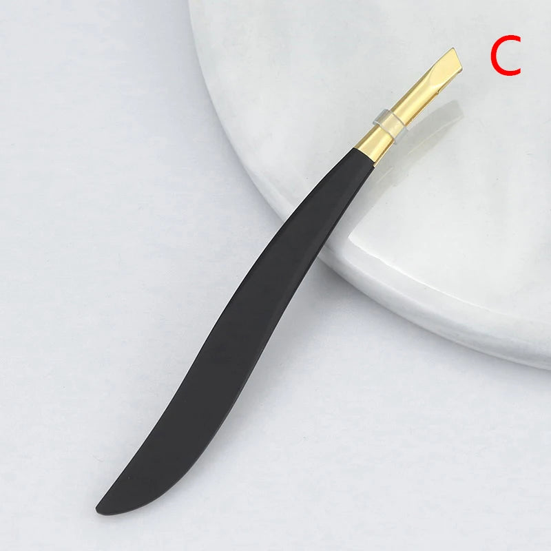 Stainless Steel Flat/Slant Tip Multifunction Tweezer Eyebrow Tweezer Face Hair Removal Make Up Tool False Eyelashes Tweezer Tool
