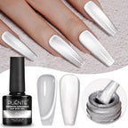 PUETNE 7.5ML Amber Moonlight Cat Magnetic Gel Nail Polish Winter Nails Jelly Glass Cat Eye Soak Off UV Semi-Permanent Varnish