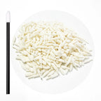 500pcs Disposable Lip Brush Cotton Head Replacement Head for Lipstick Applicator Makeup Tool For Eyelashes Extension