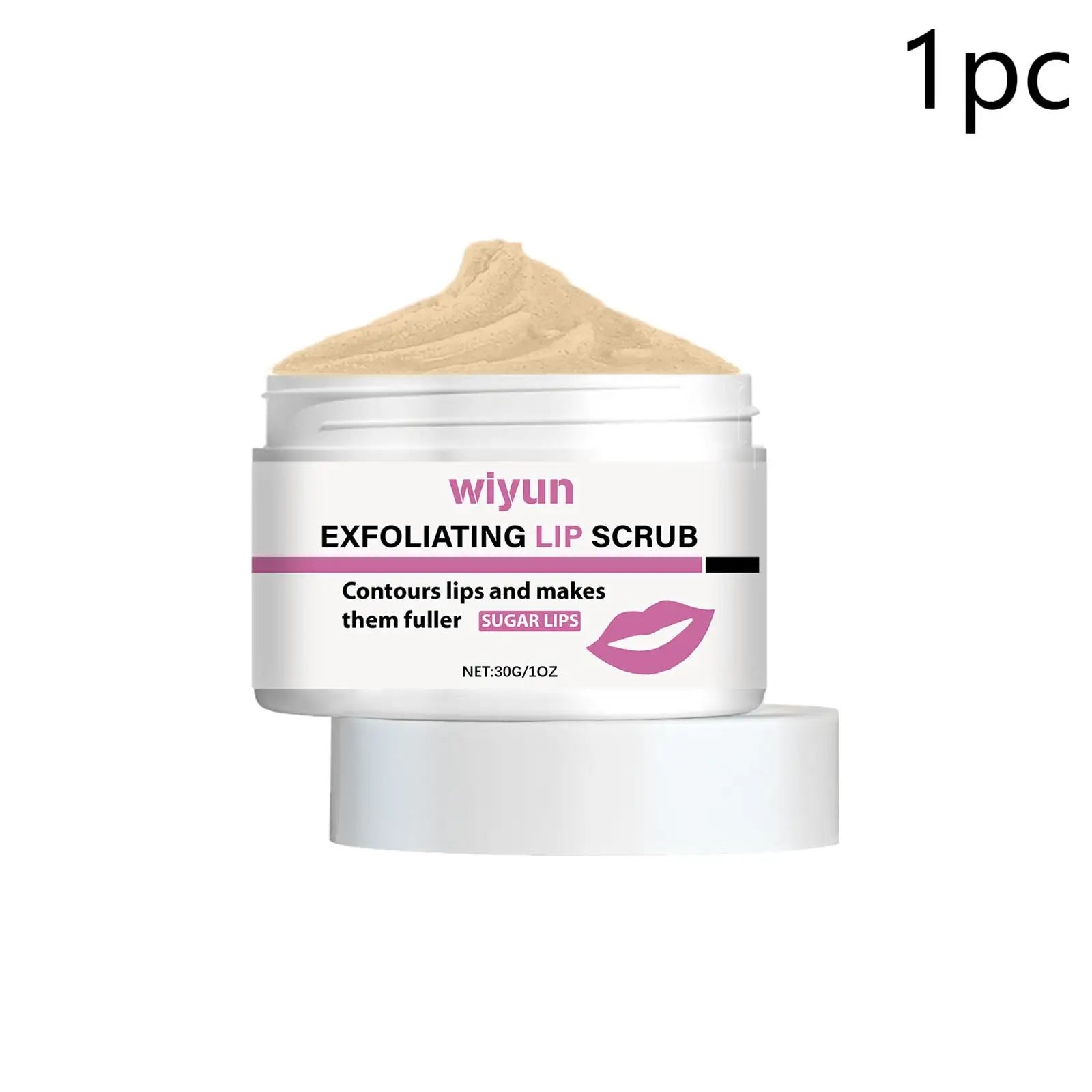 Gentle Lip Scrub, Exfoliating & Moisturizing Lip Care, Hydrating Sugar Scrub for Soft Smooth Lips