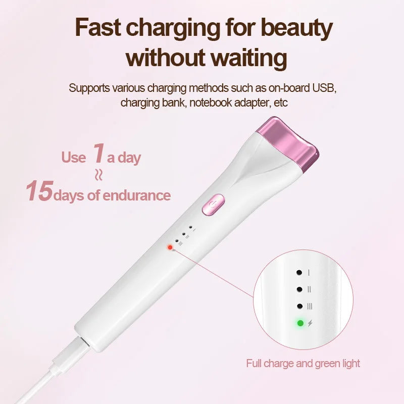 Heated Eyelash Curler Electric 3Modes Eye Lashes Eyelash Grafting Long Lasting Makeup Tools Hot Viewer for hot beulah