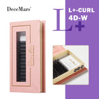 DeceMars L-curl M Curl YY 3D 4D 5D 6D Eyelash Extension 12 Lines for Makeup