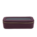 Customized Letters Colorful Classic Saffiano Portable Travel Clear PVC Cosmetic Bag TPU Wash Bag Makeup Brush Storage Bag Gift