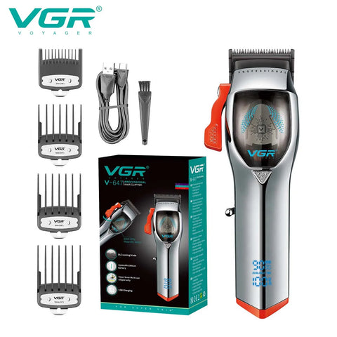 VGR Long Life Hair Trimmer Powerful Power Hair Trimmer Set for Men with Base series hair trimmer