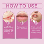 Gentle Lip Scrub, Exfoliating & Moisturizing Lip Care, Hydrating Sugar Scrub for Soft Smooth Lips