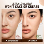 24H Long Lasting Air Cushion Cream Powder Oil Control Matte Soft Focus Concealer Pressed Makeup Foundation For Face