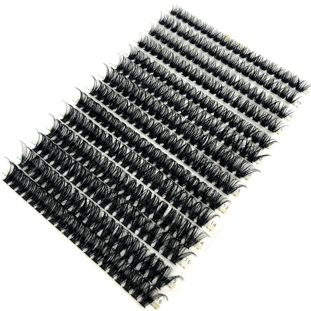 60D/80D Mink Eyelashes 100/280 Bundles Natural Eyelash extension 3D Russia Volume Individual Eyelash Cluster Makeup Tools Lashes