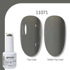 Arte Clavo Solid Color Gel Nail Polish 15ml Soak Off UV LED Gel Semi-Permanent Glitter Polish For Manicure Nail Art Salon Gel