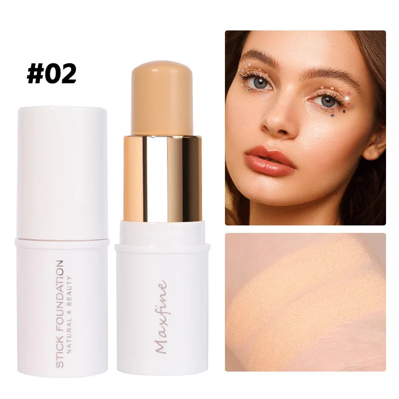 Foundation Stick Contouring Brightening And Even Skin Tone Paste Smooth Moisturizing Waterproof And Long Lasting Daily Makeup