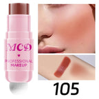 6Colors Makeup Blush Stick Lip Tinted Cooling Water Jelly Tint Jelly Blush Stick Bronzer Cheek and Nose Grooming  Matte Blush