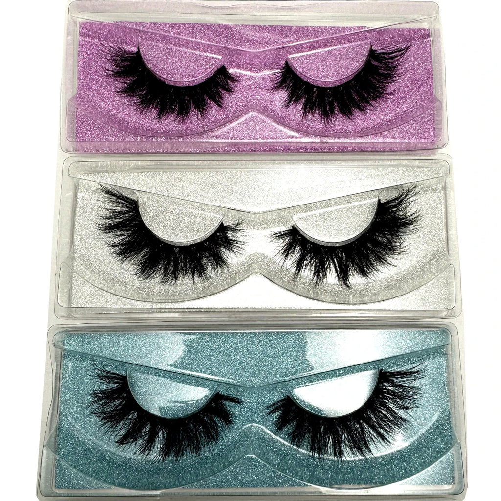 New 21Pairs Natural Fluffy Volume False Eyelashes Dramatic Thick 3D Mink Lashes Extension Makeup Lashes Wholesale Cílios In Bulk