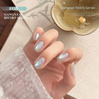 MIANEL 12ML 1-12pcs Jiannan Bistro Cat Eye Gel Nail Polish Blue Nails White Nails Pink Nails Nail Art Use Nail Supplies