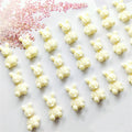10Pcs Pink Gold Bear Nail Charms Japanese Cartoon Jewelry Nails Art Decoration 3D Rabbit Bear Manicure Accessories For Girl Lady