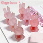Gege Bear Rabbit Lip Glaze, Matte Velvet Lip Clay Long-lasting Color Non-drying Lipstick