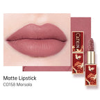 CATKIN Makeup Velvet Matte Lipstick, Hydrating Satin Long Lasting lipstick with Smooth and Creamy Texture