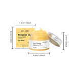 Propolis Lip Sleeping Mask Exfoliating Moisturizing Fade Lip Lines Repair Lip Treatment for Dry & Chapped Lips Overnight Care