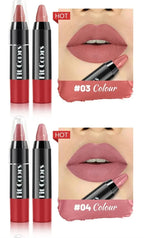 Easy Coloring Gloss Lipstick Lasting Waterproof Matte Crayon Lip Gloss Stick High Pigmented Moisturizing Lip Liner Pen Makeup