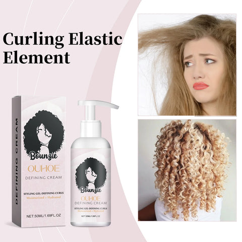 Curl Styling Elastin Nourishing Hair Preventing Dry And Damaged Hair Moisturizing Lasting Styling Curling Hair Care Essence 50ml