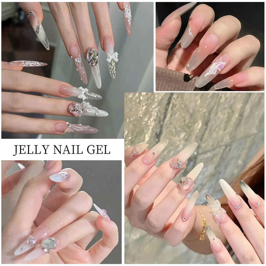 FTMY 7ML Jelly Gel Nail Polish Candy Color Gel Polish Long Lasting Nail Gel For Nail Salon - Multicolor Optional